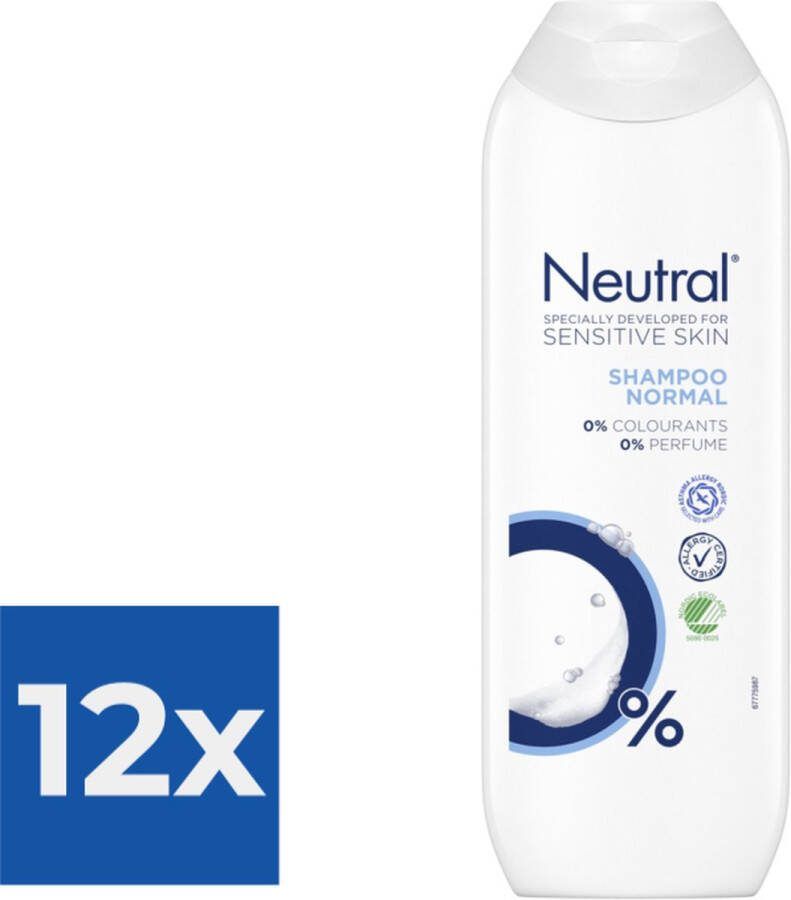 Neutral Shampoo Normaal 250 ml Voordeelverpakking 12 stuks