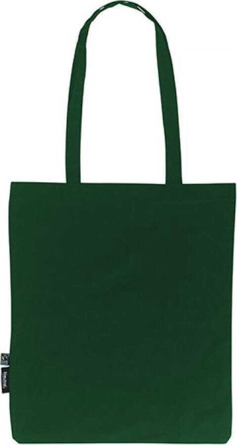 Neutral Shopping Bag with Long Handles (Fles Groen)