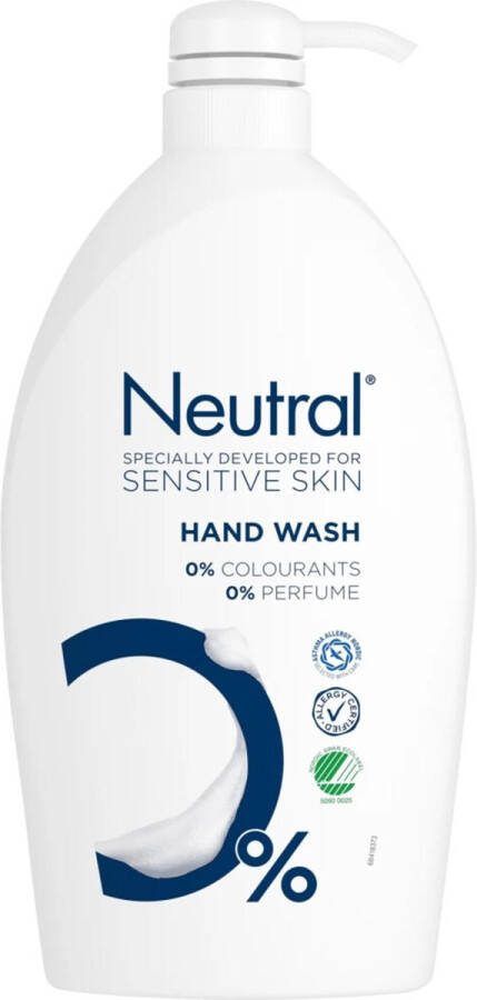 Neutral Vloeibare Handzeep Gevoelige Huid 1 liter