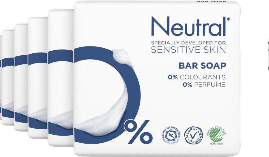 Neutral zeep tablet 10 x 100 g parfumvrij