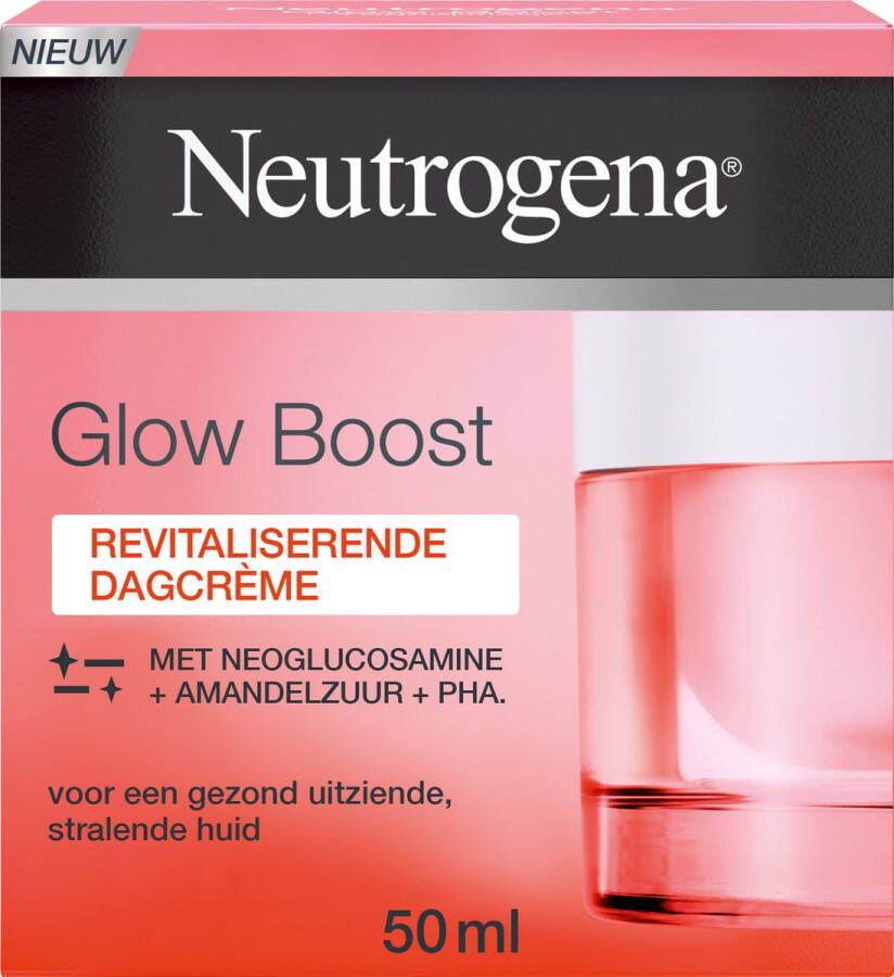 Neutrogena Glow Boost Revitalizing Day Care revitaliserende dagcrème met Neoglucosamine tegen eerste tekenen van huidveroudering verfrist de gezond uitziende stralende huid 1 x 50 ml