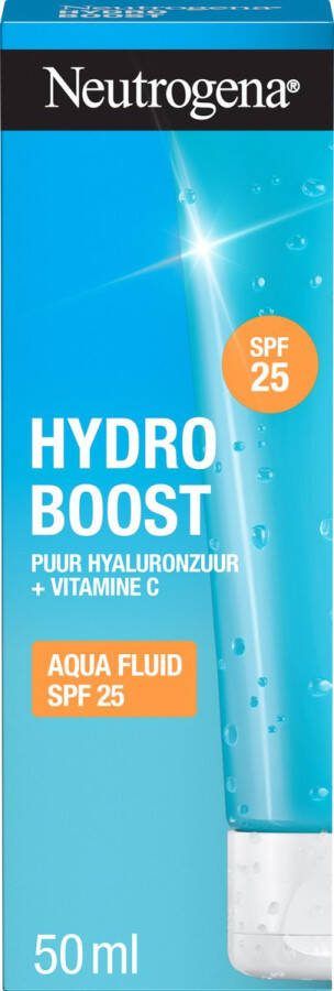 Neutrogena Hydro Boost Aqua Fluid SPF 25 dagcrème ultralichte hydratatie en bescherming tegen zonneschade 1 x 50 ml