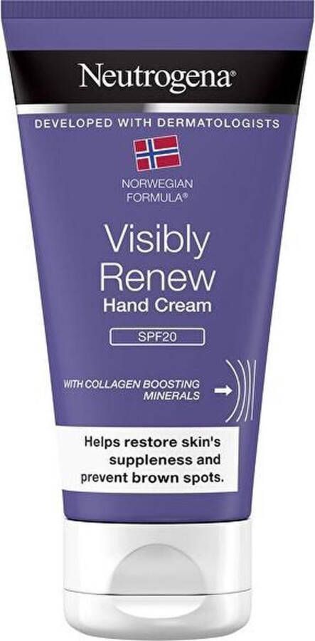 Neutrogena Visibly Renew SPF 20 Elasti Boost Hand Cream 75ml