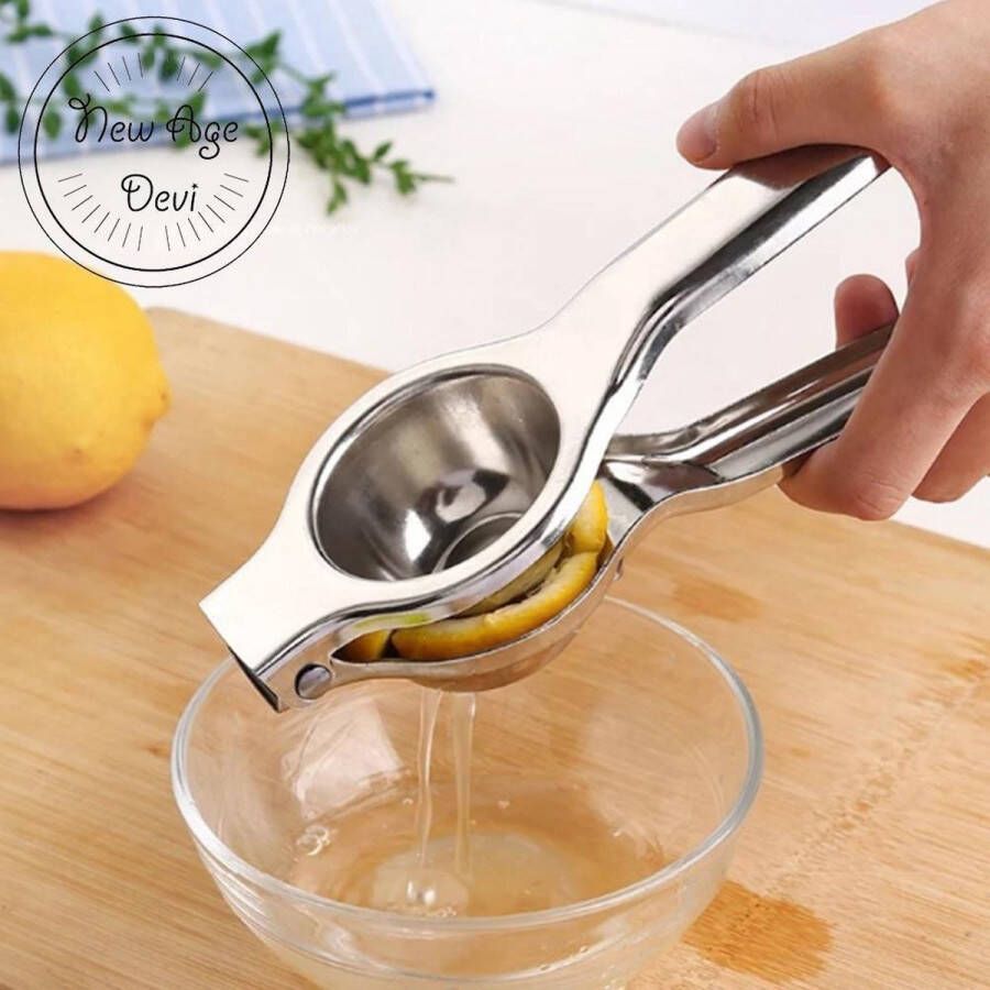 New Age Devi Citroenpers RVS Limoenpers Citruspers Juicer- Handpers