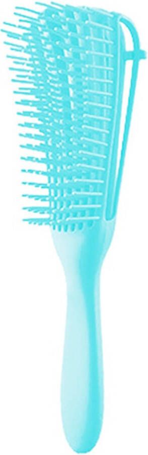 New Age Devi Detangler Brush Curly hair brush Haarborstel Antiklit borstel Blauw Anti klit Detangling