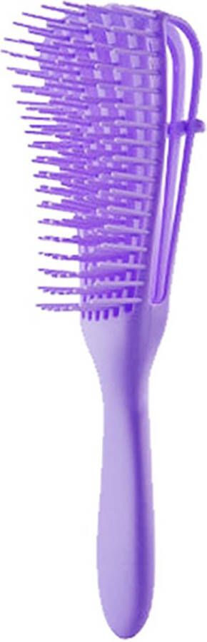 New Age Devi Detangler Brush Curly hair brush Haarborstel Antiklit borstel Paars Anti klit Detangling