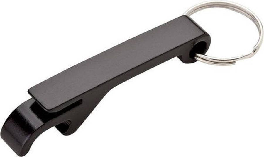 New Age Devi Handige bieropener-sleutelhanger Flesopener in kleuren Zwart