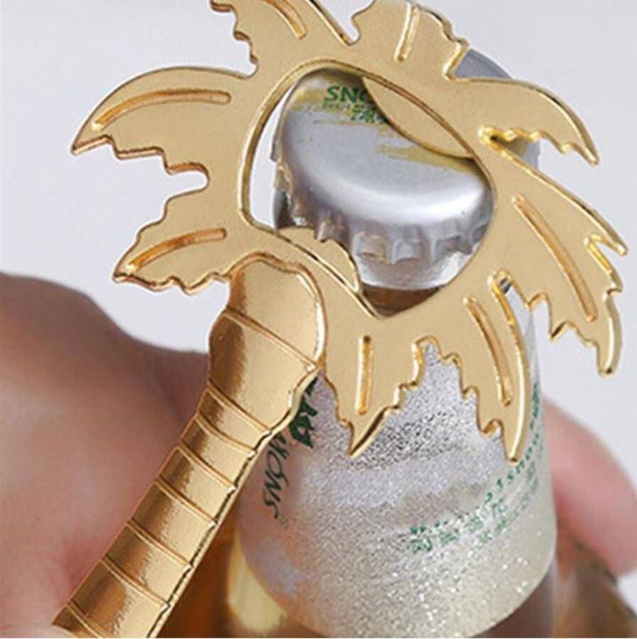 New Age Devi Luxe Gouden Bieropener Palmboom in cadeau-verpakking Cadeautip!