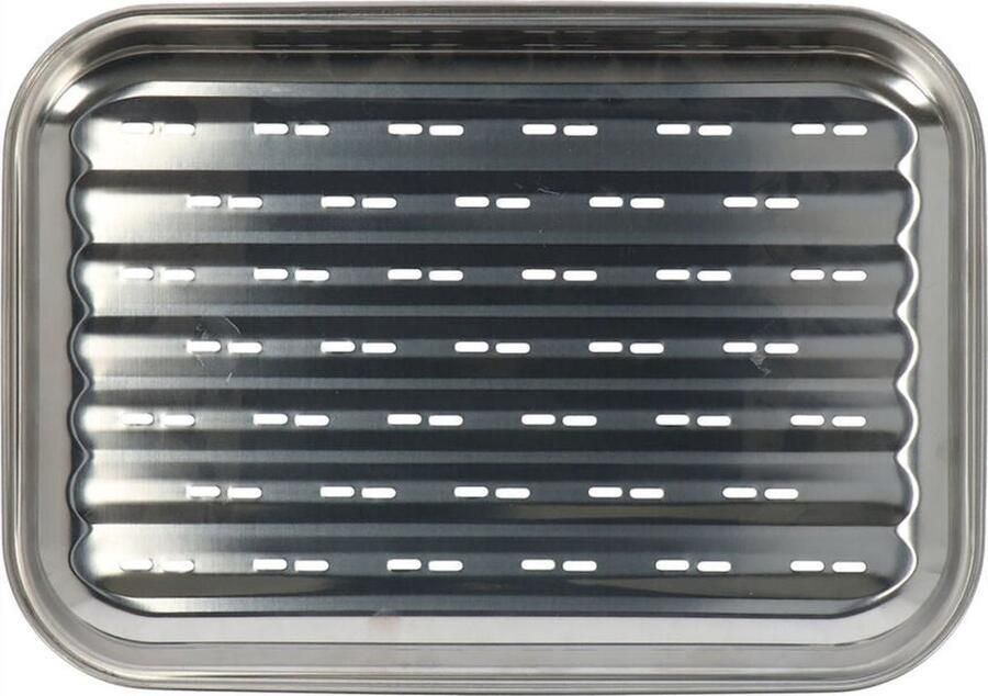 New Age Devi Barbecue Grillrooster BBQ Tray en Grillplaat van Hoogwaardig RVS