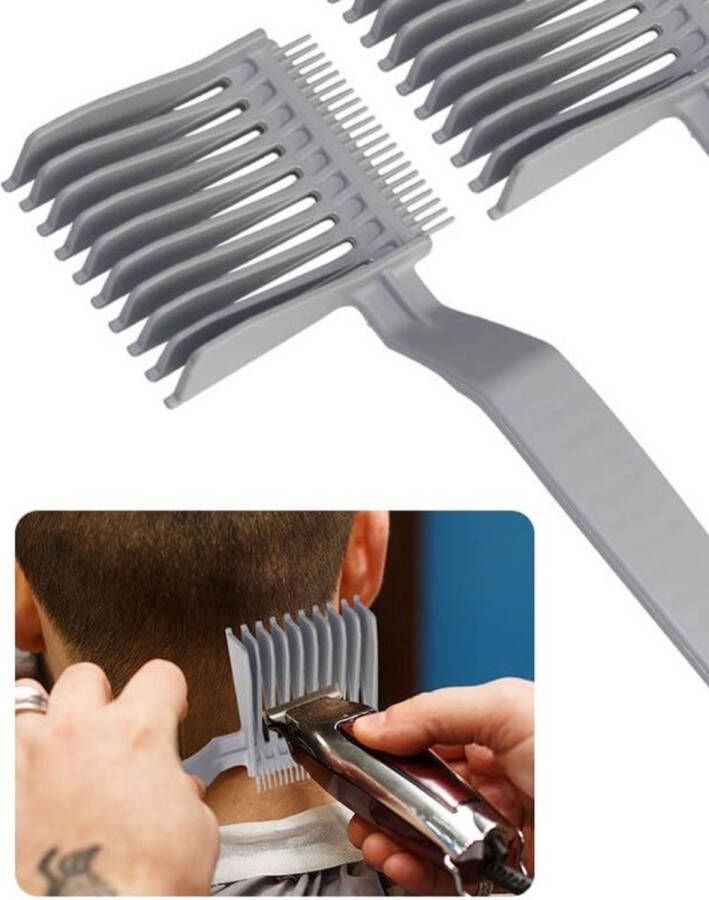 New Age Devi Opscheerkam Fade Kam Opscheren Knipkam Haar Baard Trimmer Thuis Kapper Barber Styling Haar Professional Accessoire Grijs