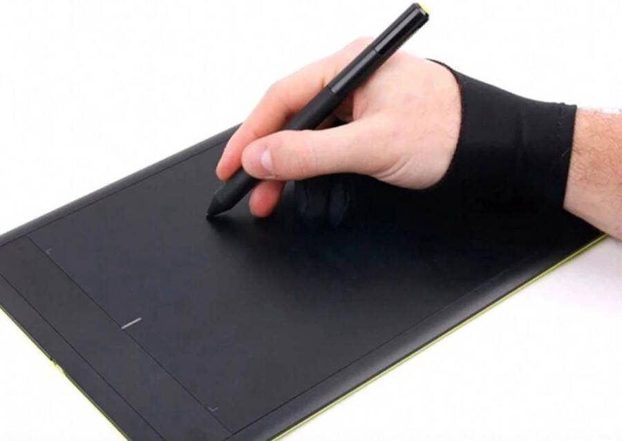 New Age Devi Tekenhandschoen Handschoen Drawing glove Tablet handschoen Geschikt voor iPad Tablet Zwarte glove Anti-aanraak handschoen