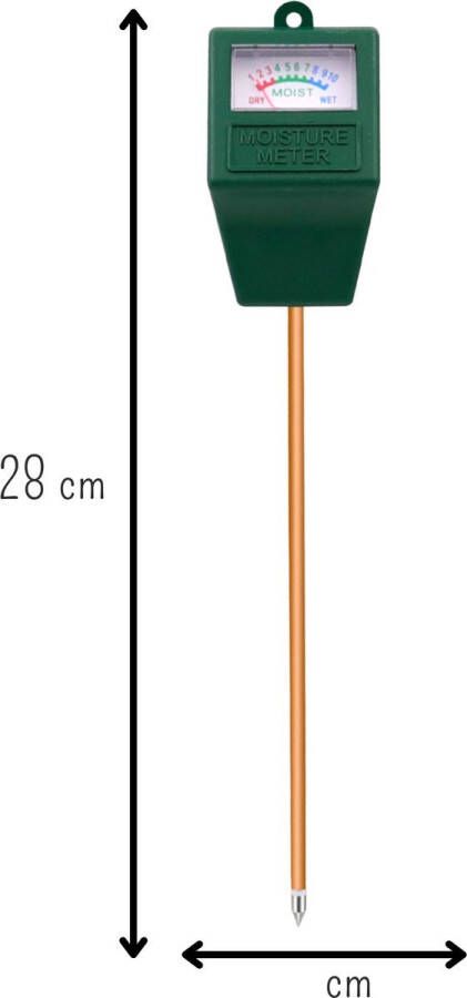 New Age Devi Vochtigheidsmeter vochtmeter groen 28 cm luchtvochtigheidsmeter tuinartikelen accessoires