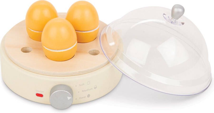 New Classic Toys Houten Speelgoed Eierenkoker- Inclusief 3 eieren