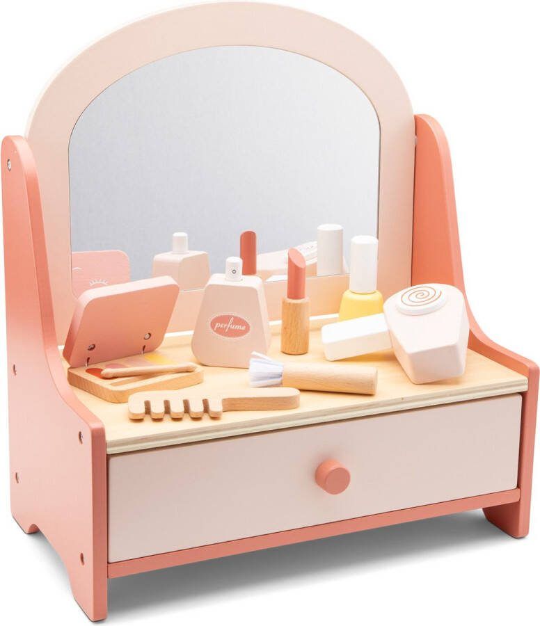 New Classic Toys Houten Speelgoed Kaptafel Roze FSC