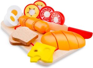 New Classic Toys Speelgoedeten en -drinken Ontbijt op Dienblad
