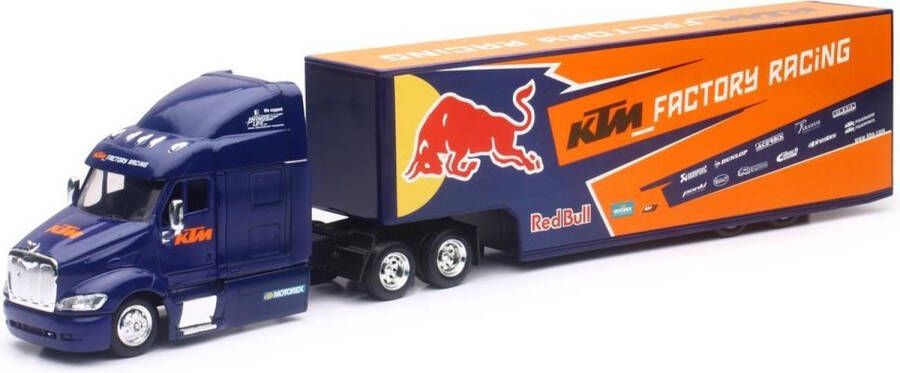 New-Ray Red Bull KTM Factory Racing Motocross Vrachtwagen Truck 1 43 Schaalmodel