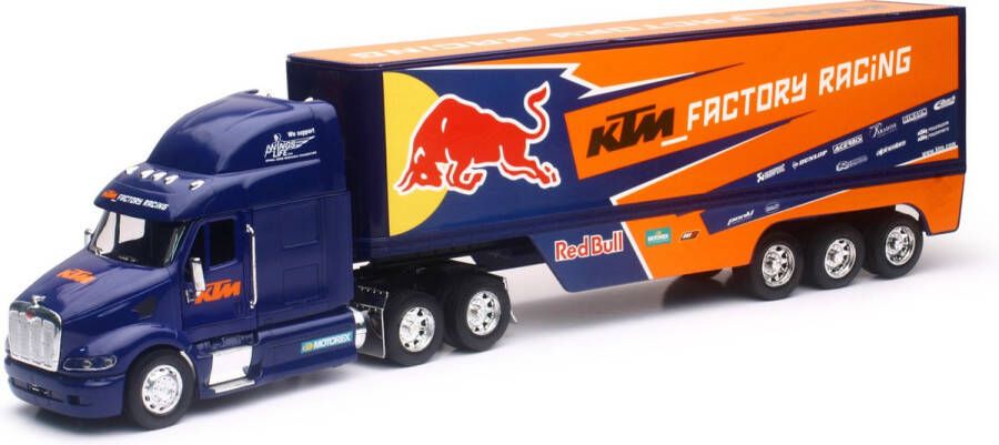 New-Ray Red Bull KTM Motocross Vrachtwagen Truck 1 32 Schaalmodel