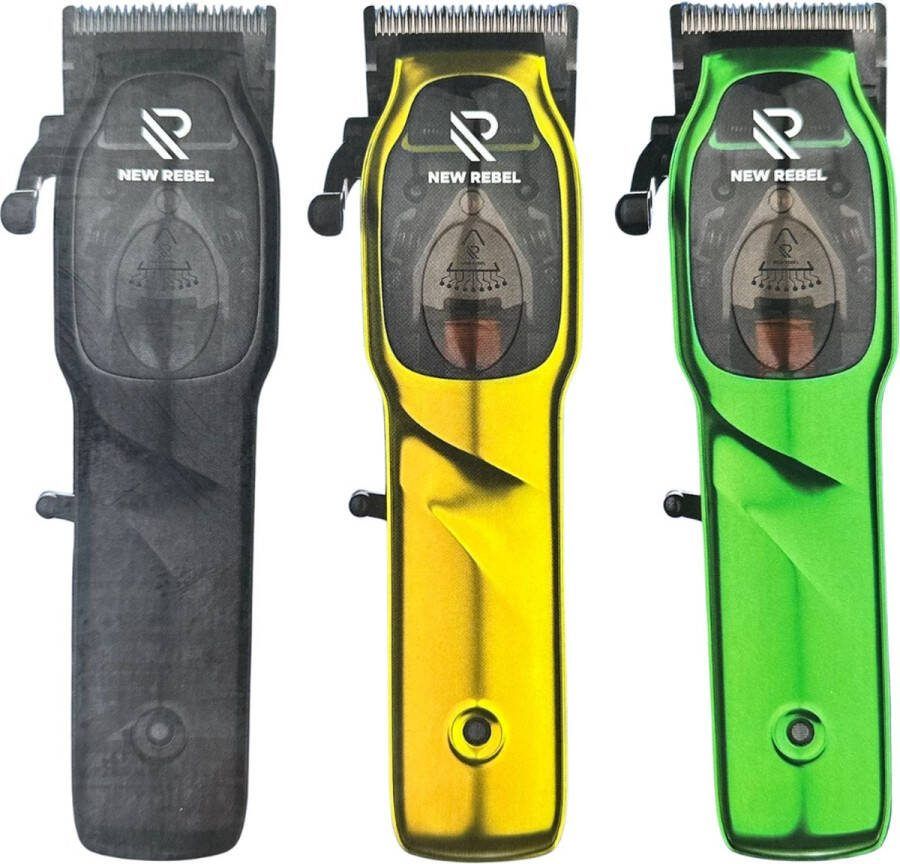 New Rebel Clipper Een Professionele Draadloze Tondeuse Baardtrimmer Hoofdhaar Baarden en Snorren Hair Clipper en Haartrimmer Tondeuse Mannen Haar 6500 rpm