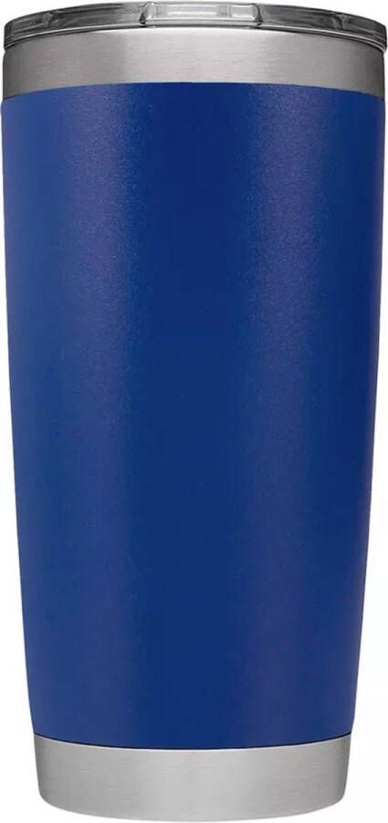 NewCups Color Koffiebeker RVS – 590 ml BPA-Vrij thermobeker Blauw