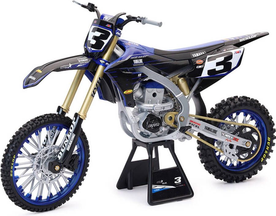 Newray Eli Tomac Star Racing Yamaha YZF450 Replica Mini Crossmotor 1 6 Schaalmodel Met Stickers 49713