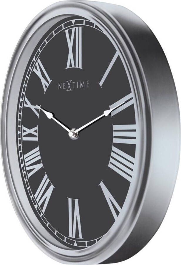 NeXtime klok 3076 Houdini 35x25.5 cm Wall Black