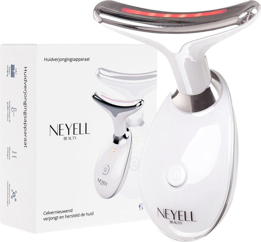 Neyell Beauty huidverjongingsapparaat facelift apparaat gezichtsmassage apparaat huidverzorging verminderen van Acne anti rimpel rood lichttherapie