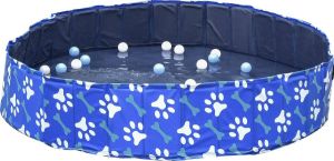 Paws & Claws Hondenzwembad opvouwbaar Honden speelgoed Zwembaden Ã˜120x30Hcm