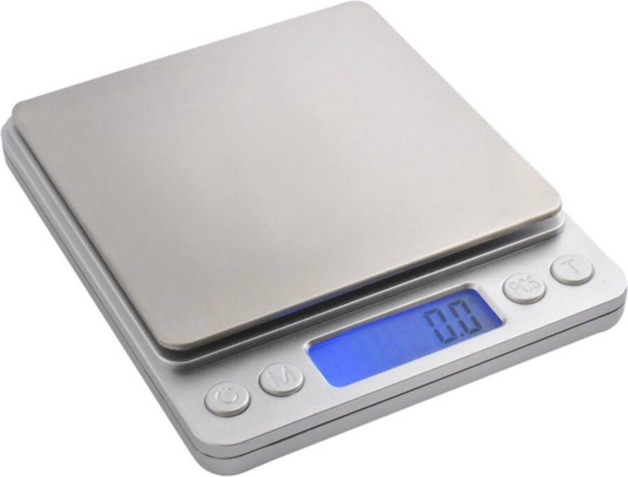 NiceGoodz Keuken weegschaal Juweliers weegschaal precisie weegschaal Max 1 gram tot 2kg nauwkeurig