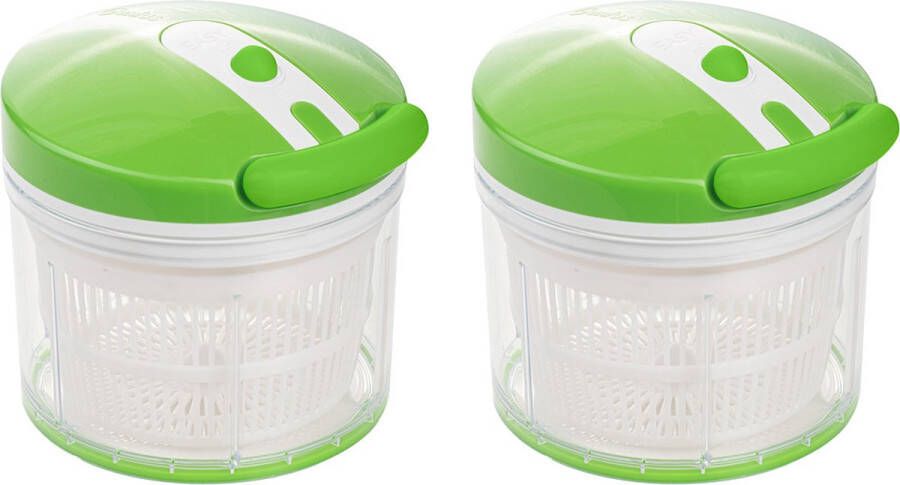 Nicer Dicer Twist handsnijder – mandoline – hakmachine – multisnijder snijmachine set van 2