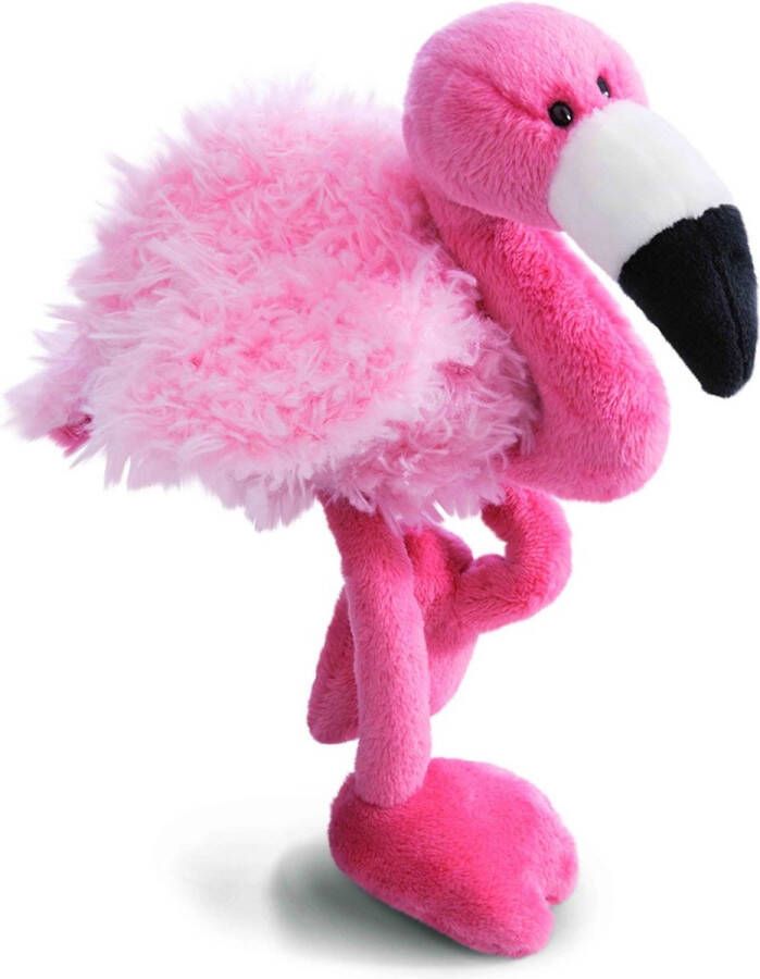 Nici flamingo pluche knuffel roze 25 cm Knuffeldier