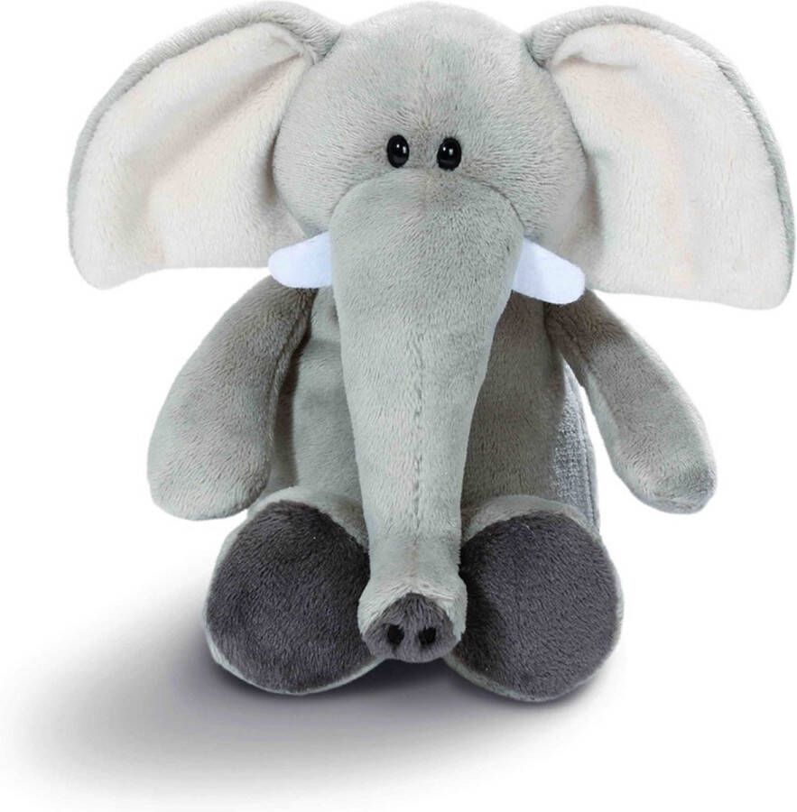 Nici olifant pluche knuffel grijs 20 cm Knuffeldier