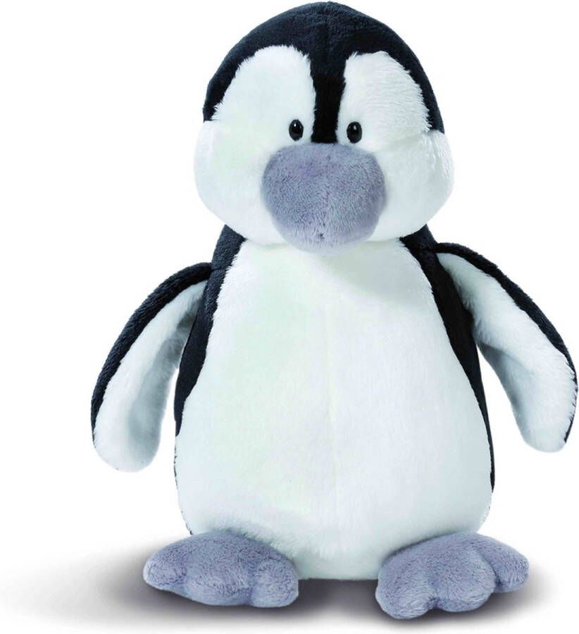 Nici pinguin pluche knuffel zwart grijs 20 cm Knuffeldier