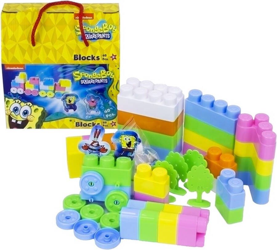 Nickelodeon Spongebob Squarepants bouwstenen 40 bouwstenen Lego Blokjes Speelgoed Fun
