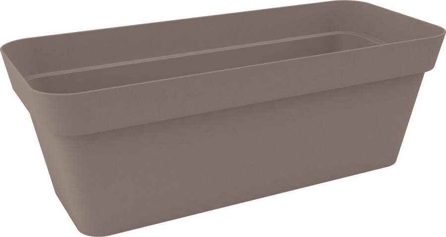 NICOLI Bloembak Balkonbak Arke 49x17x14cm TAUPE