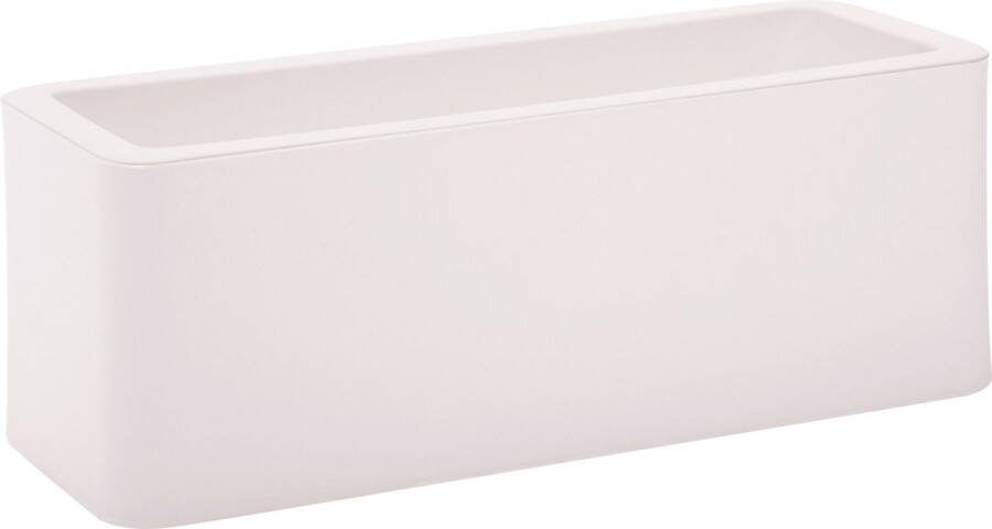 NICOLI Bloembak Balkonbak Calypso 50x20x18cm WIT