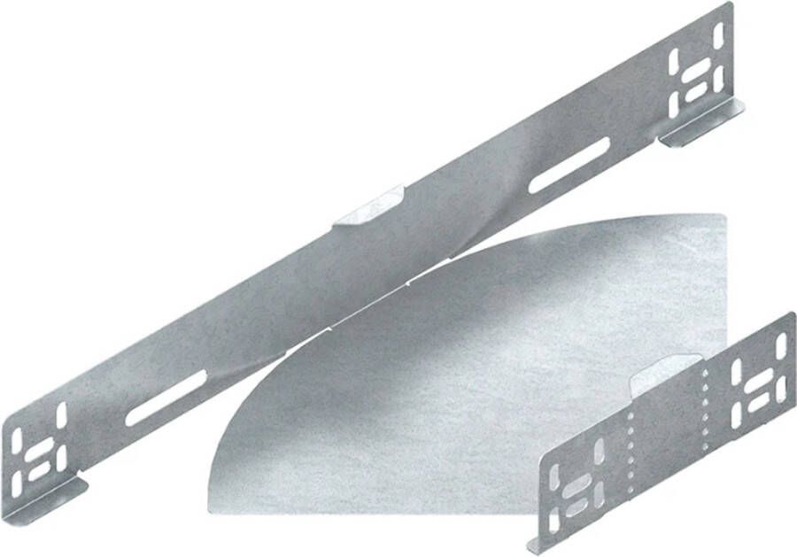 NIEDAX kabelgoot RBAV hoekstuk instelbaar staal 60x100mm (161731)
