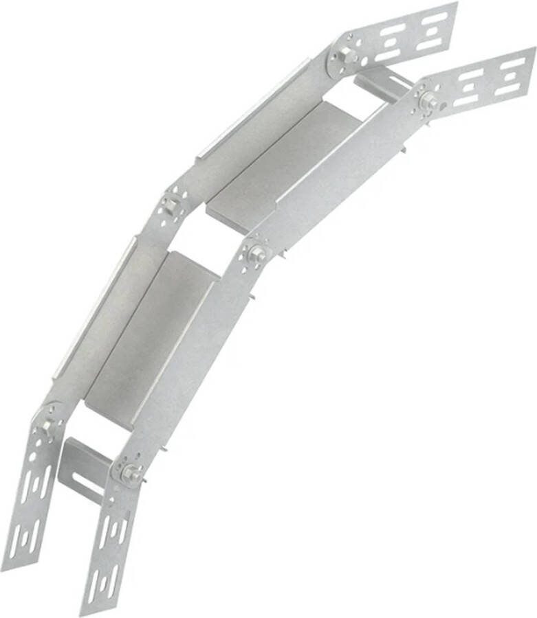 NIEDAX kabelgoot RGS F stijg vervalstuk staal 60x200mm (163212)