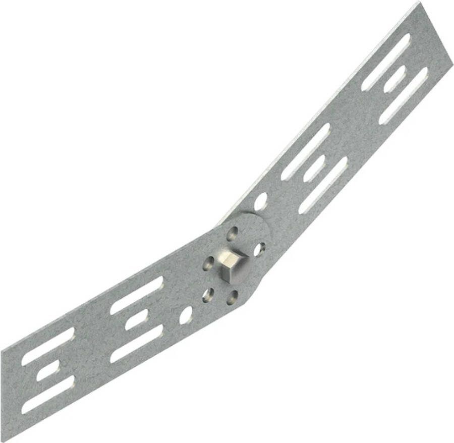 NIEDAX kabelgoot RGV F koppeling verticaal instelbaar staal 60mm (163502)