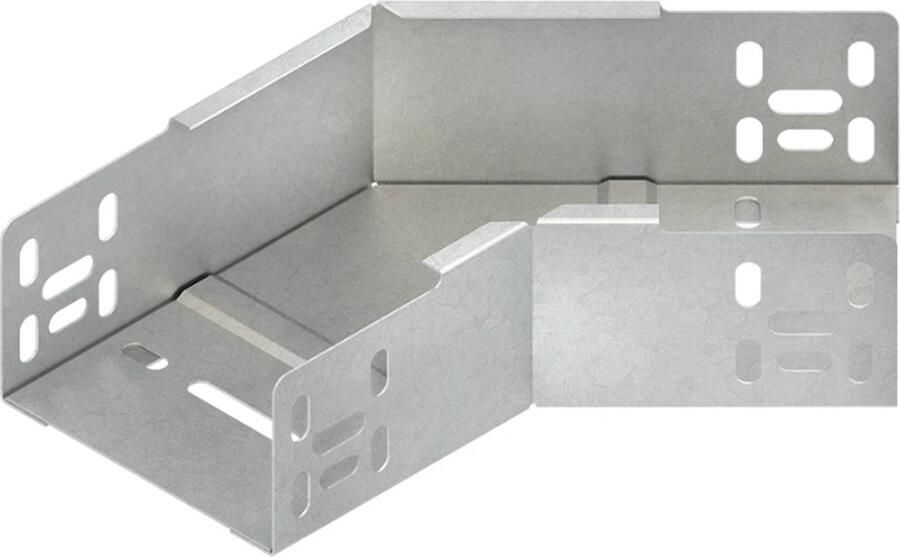 NIEDAX kabelgoot RBA bocht 45 graden staal 60x100mm (161701)