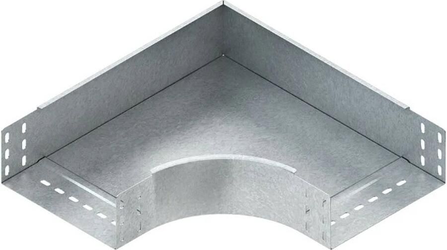 NIEDAX kabelgoot RES bocht 90 graden staal 85x200mm (163014)