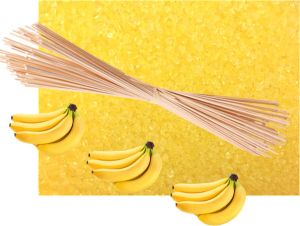 Niels popcorn Accessoire voor suikerspinmachine Suikerspin suiker Geel 5 kilo met 300 stokjes