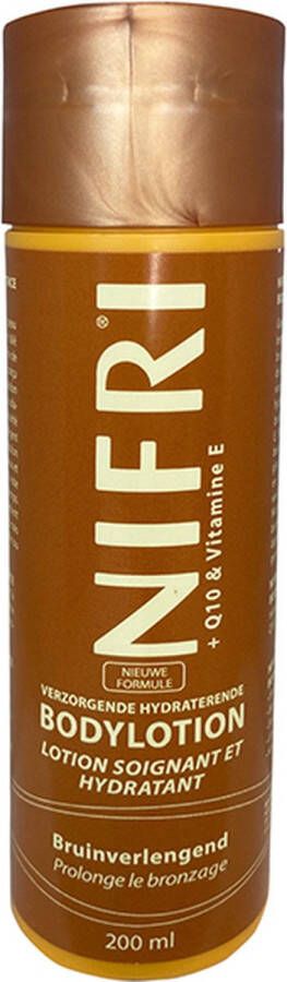 Nifri Bodylotion bruinverlengend verzorgend hydraterend met Q10 & Vitamine E