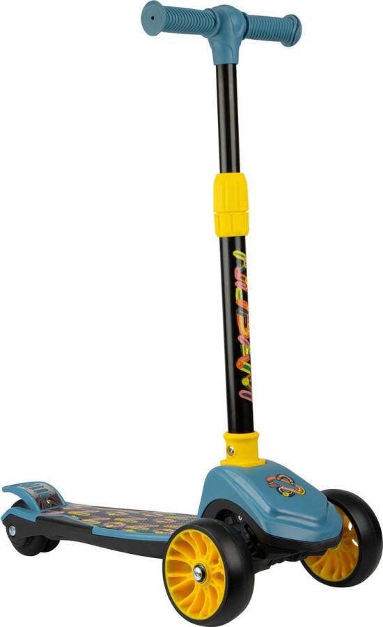 Nijdam Fat-Wheel Tri-Scooter Boulevard Ranger Blauw Zwart