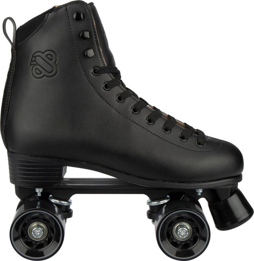 Nijdam Rolschaatsen Leder Ramblin' Roller Zwart