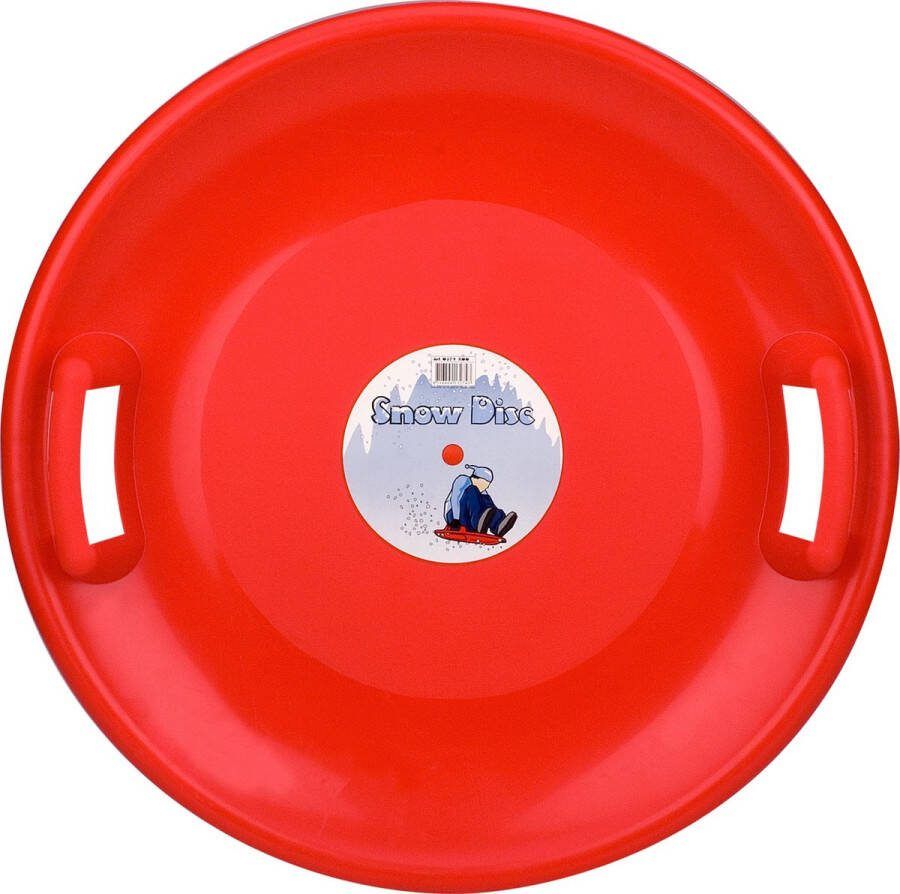 Nijdam Slee Glijschotel Snow Disc Rood
