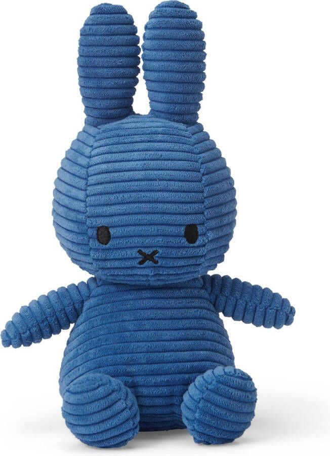 Nijntje by Bon Ton Toys Nijntje Zittend Corduroy Kobalt Blauw 23 cm 9''