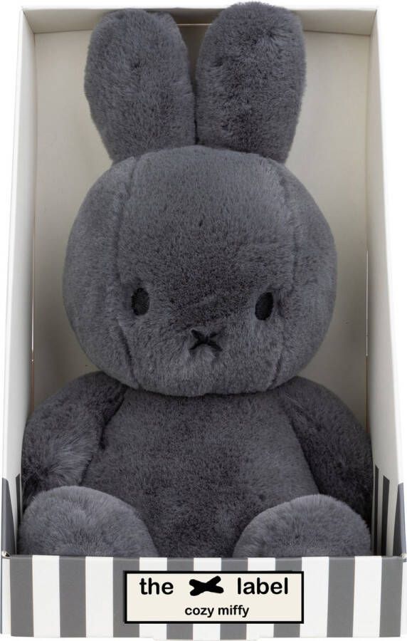 Nijntje Cozy Miffy Knuffel Grey 23 cm