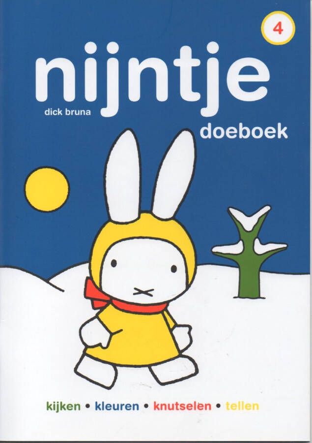 Nijntje Doeboek 4 Kleurboek peuter Kijken kleuren knutselen & tellen Doeboek voor kleine kinderen