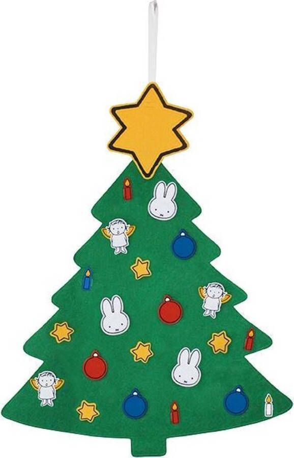Bambolino Nijntje kerstboom vilt in bewaarkoffer afmeting 75x100 cm 20-delig home deco kerst Toys