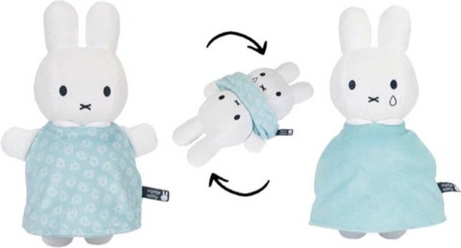 Nijntje Knuffel Omkeerbare Blauwe Knuffel blij en verdrietig Alle leeftijden